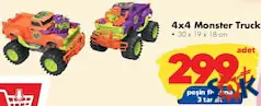 GOKİDY OYUNCAK 4X4 MONSTER TRUCK